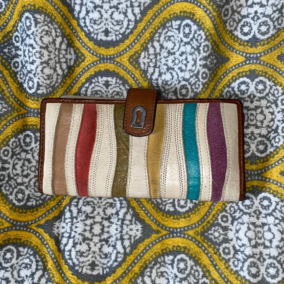 Multicolored Fossil wallet - Picture 1 of 5